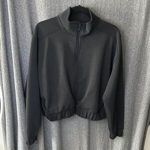 All in Motion Black Bomber Jacket Softstream Material